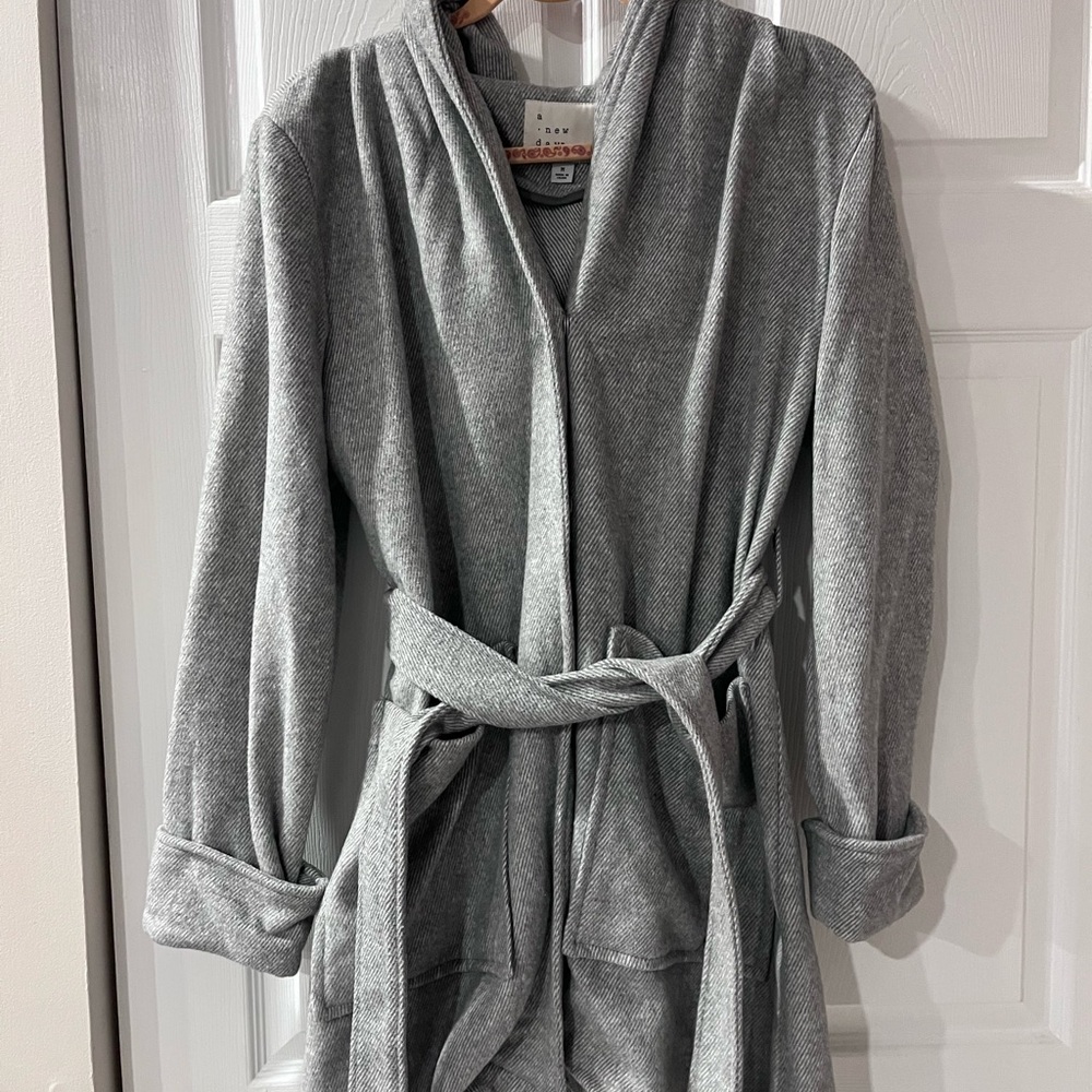 a new day Women's Gray Trench Coat